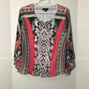 AGB Women's 3/4 Length Flowy Sleeves